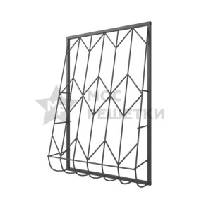 Решетка на окно сварная дутая 2-5