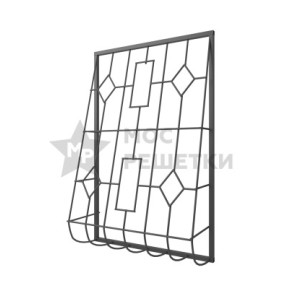 Решетка на окно сварная дутая 2-54